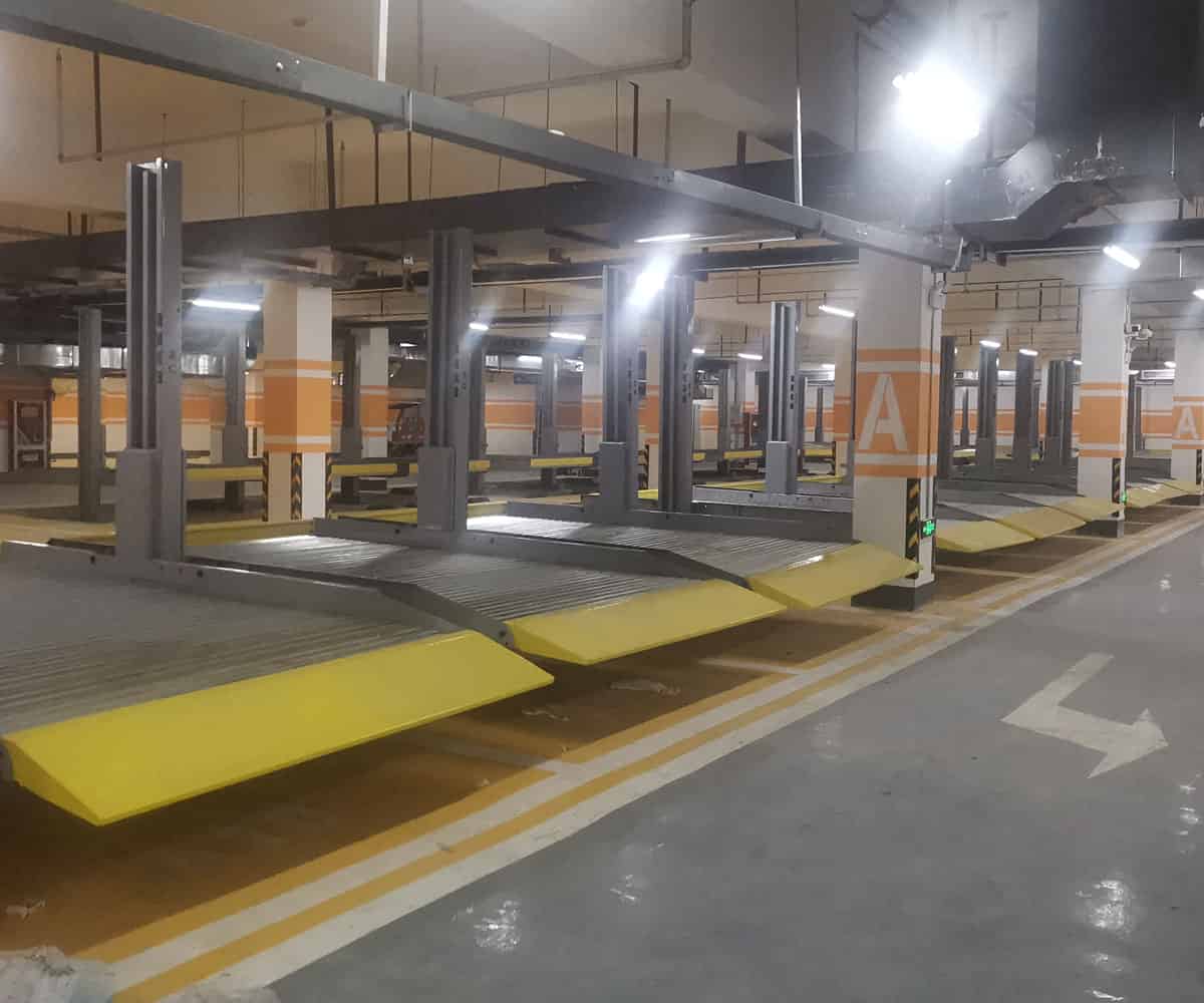 福泉市三層升降立體停車回收