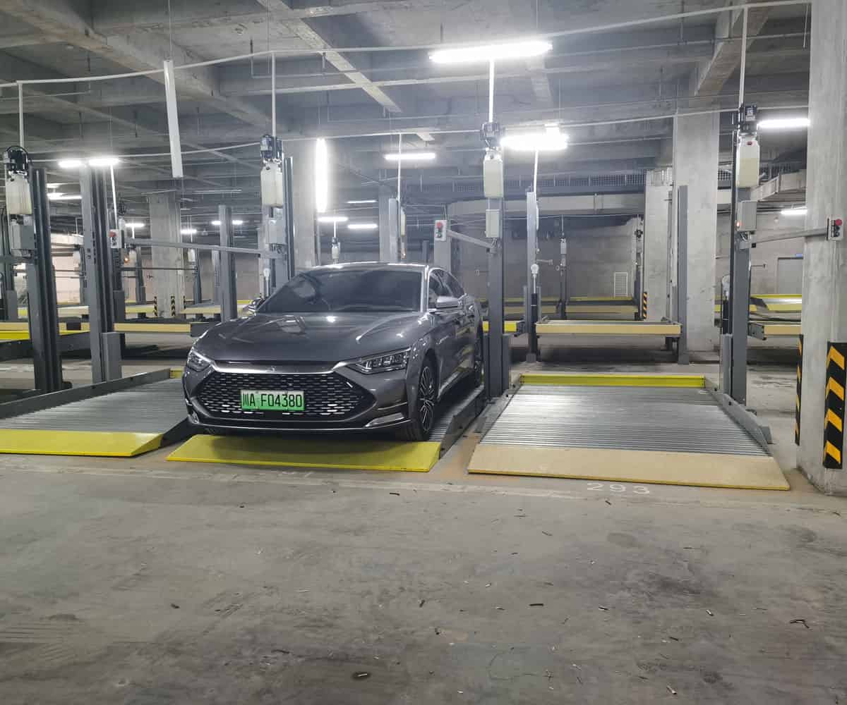 金沙縣二層升降橫移式機(jī)械停車庫過規(guī)劃
