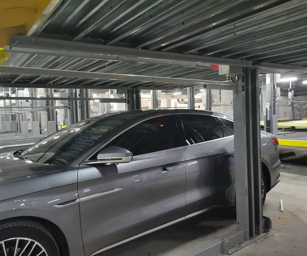 道真縣升降橫移立體停車場改造