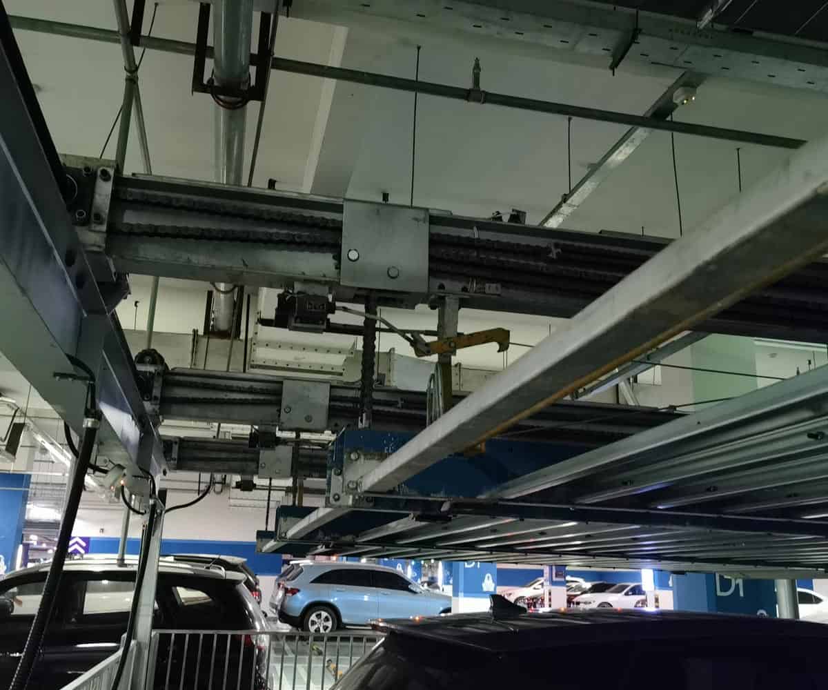 2層簡(jiǎn)易升降機(jī)械式停車(chē)庫(kù)二手