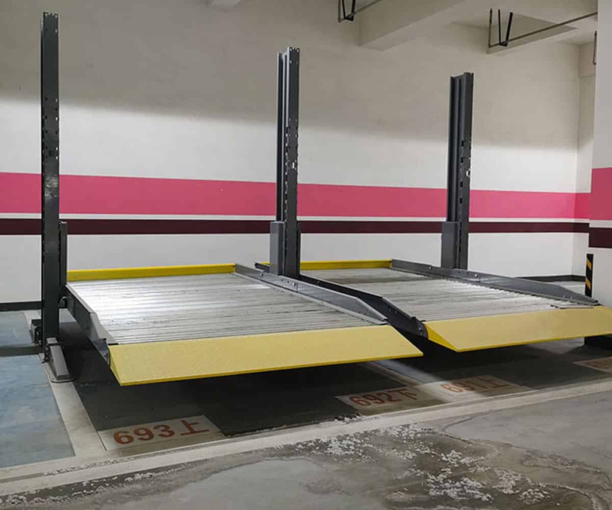 金沙縣升降橫移式停車庫回收